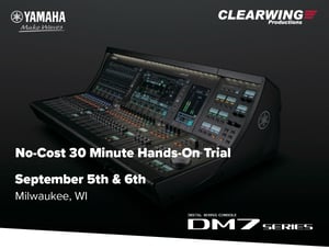 Yamaha DM7 Trial at Clearwing Milwaukee