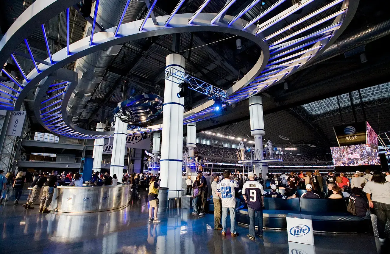 Clearwing - ATT Stadium Lighting Video Installation - 1