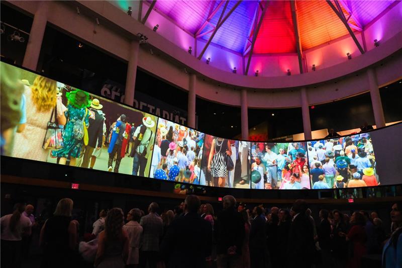 Clearwing - Kentucky Derby Museum Audio Video Lighting Installation - 1