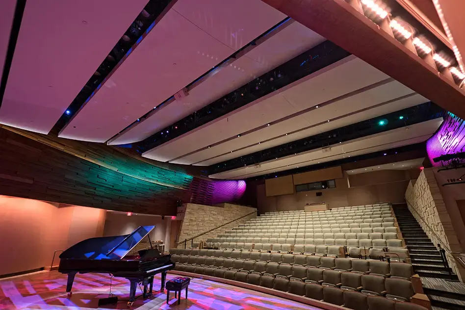 Clearwing - Musical Instrument Museum - Lighting Audio Drapery Installation