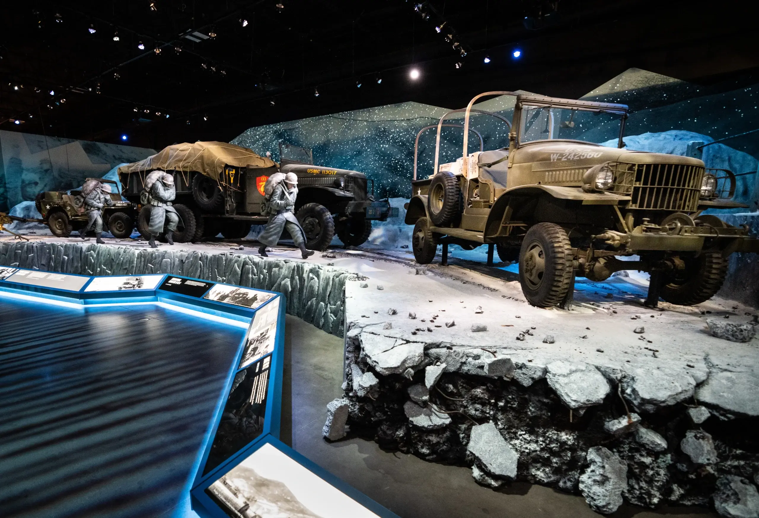 Clearwing - The National Museum of Military Vehicles Lighting Installation - 1