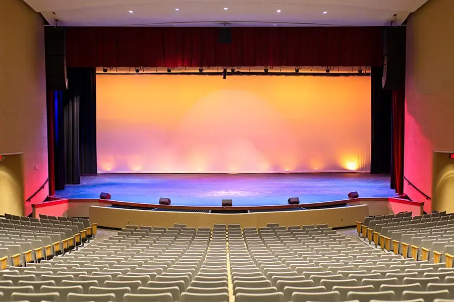 Clearwing - Trevor Browne High School Lighting Audio Rigging Installation - 2